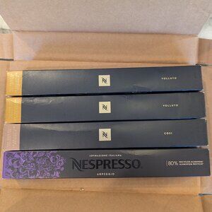 Nespresso coffee capsules - 4 unopened sleeves (40 capsules)